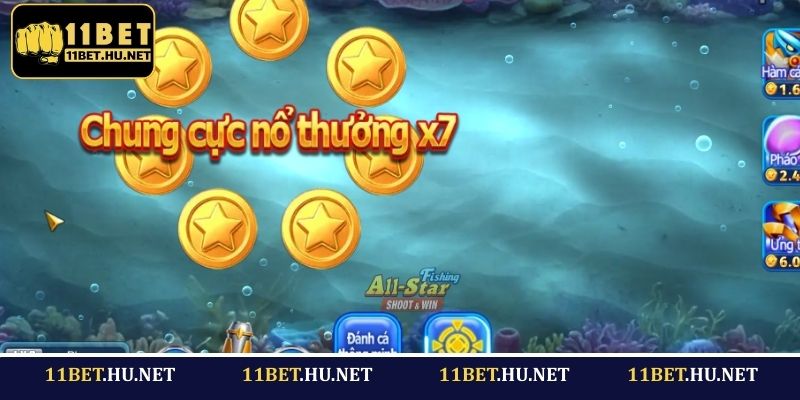 Bí quyết săn thưởng bắn cá All-Star Fishing hiệu quả