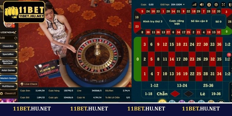 Hướng dẫn chơi Live Roulette cơ bản