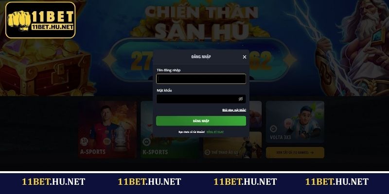 Hướng dẫn người mới đăng nhập 11BET