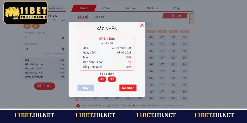 Quy trình tham gia chơi lô đề tại 11BET