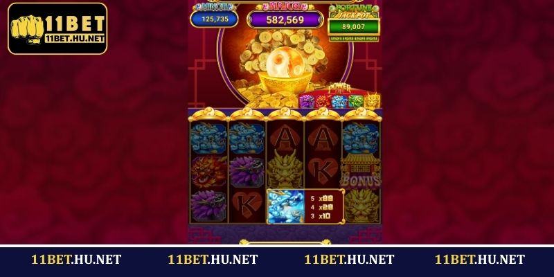 Ưu điểm nổi bật của slot game Long Châu 11BET